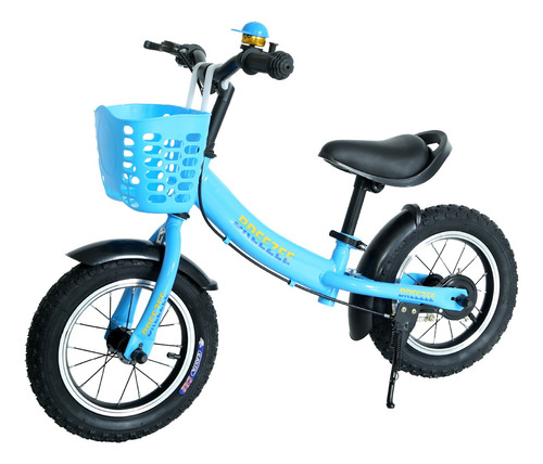 Bicicleta Balance Niños 12 Altura Ajustable Freno Mano Color Azul