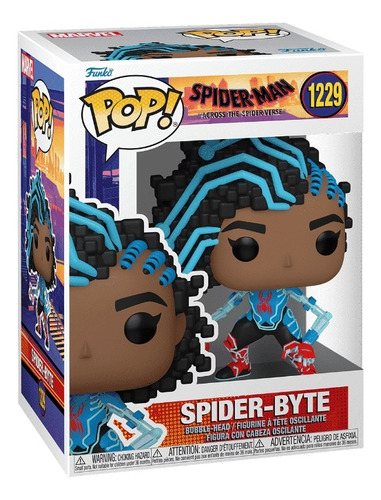 Spider Byte Funko Pop Spiderman Across The Spiderverse Marve