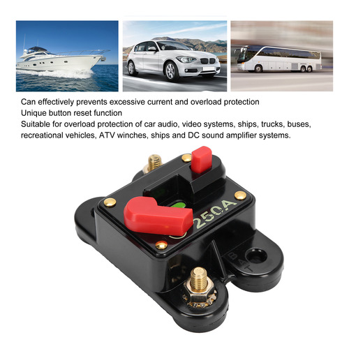 Inversor De Fusible Disyuntor De 1224 V Dc Con Restablecimie