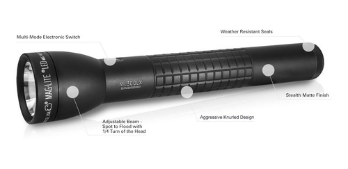 Imagen 6 de 10 de Linterna Led Profesional Maglite Ml300lx 2c 524 Lumen 366mt.