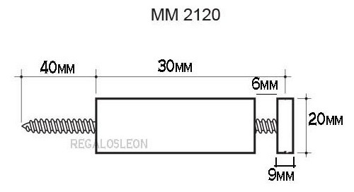 Distanciadores Separadores Hierro 30mm X 2 Unidades 2120