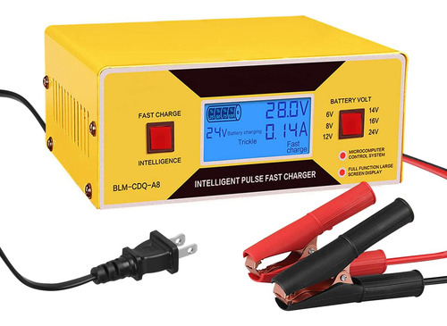 Cargador De Batería Automático Voltaje Ajustable 0-10 A