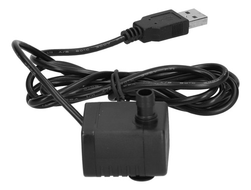 Bomba De Agua Dc5v Con Conector Usb Microsumergible Sin Esco