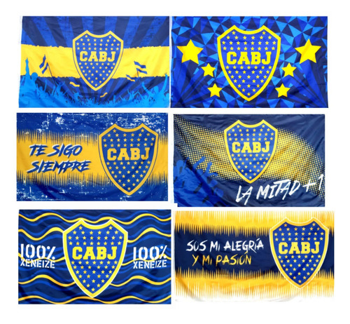 Bandera Boca Juniors Licencia Oficial Teoytino Gc