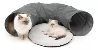 Catit Túnel Para Gatos Con Cojin Para Dormir