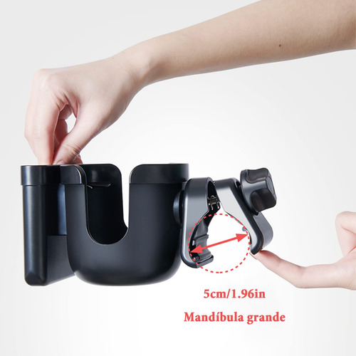Portavasos Para Carriola De Bebé Con Soporte Para Teléfono