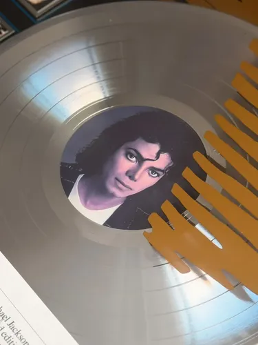 Quadro Michael Jackson Artist Of The Decade Disco Platina