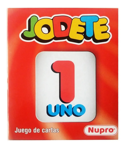 Juego De Cartas Mini Jodete Clasico Nupro 110 Naipes