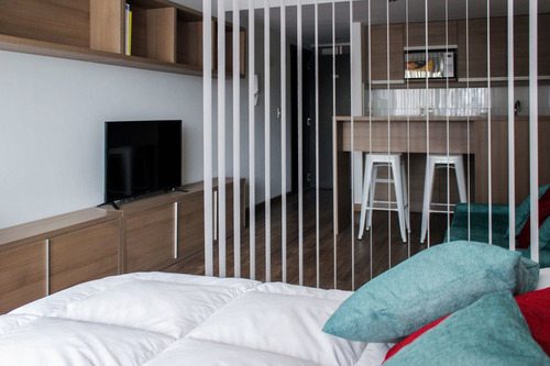 Imagen 2 de 9 de Venta De Apartamento Monoambiente Con Terraza Y Parrillero E (ref: Tbr-2445)