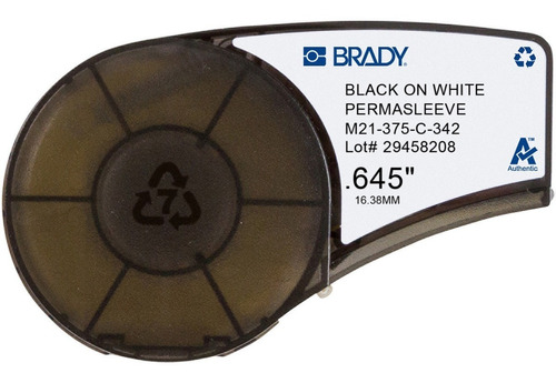 Etiqueta Termocontráctil Cable 12 - 4 Awg 0.375´´x7' Brady