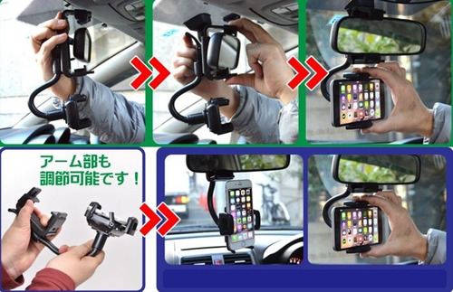 Imagem 8 de 8 de Suporte De Celular Automotivo Para Retrovisor