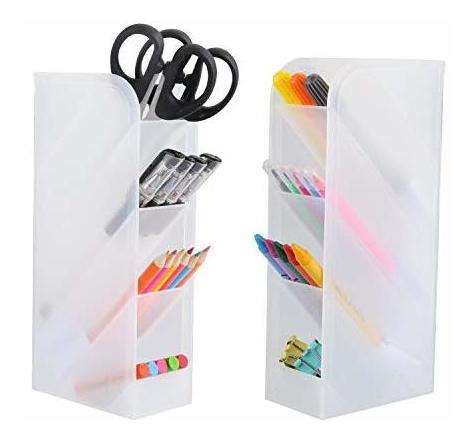 Organizador De Escritorio 2pcs Portalapices 8 Compartimentos