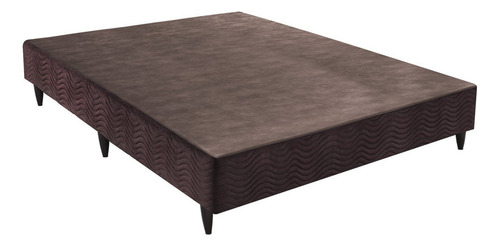 Base Box Casal Sommier Camurça Viúva 128x188x30 Ortobom Wt