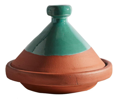 Olla Tagine Verve Culture Diseño Verde 25.4cm Diámetro