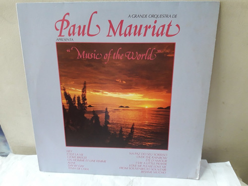 Lp Paul Mauriat Apresenta 'music Of The World' 1984