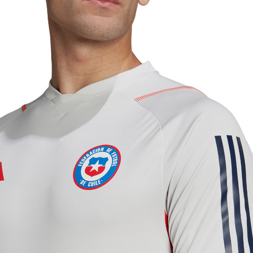 Imagen 4 de 5 de Camiseta adidas Entrenamiento Chile Tiro 23 Hombre Grey