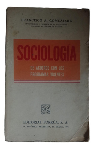 Sociología - Francisco A. Gomezjara