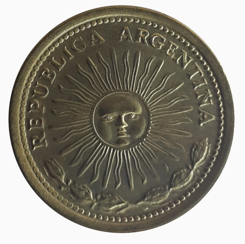 Moneda Argentina 1975 1 Peso Sol Chico
