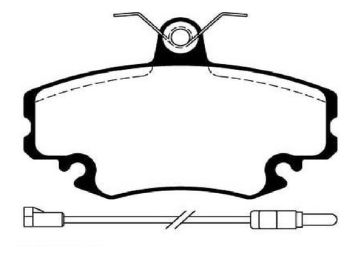 Juego Pastillas De Freno Delanteras Litton Twingo Desde 00