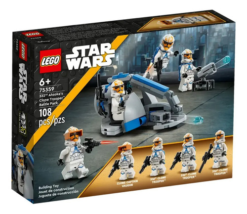 Star Wars Lego Troopers De La 332 De Ahsoka 108 Piezas 75359