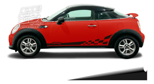 Calco Mini Cooper Coupe 2011 - 2014 Rc Juego