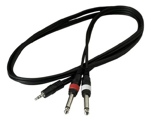 Cable Mini Plug Stereo A 2 Rca Warwick 1.5 Mts Musicapilar
