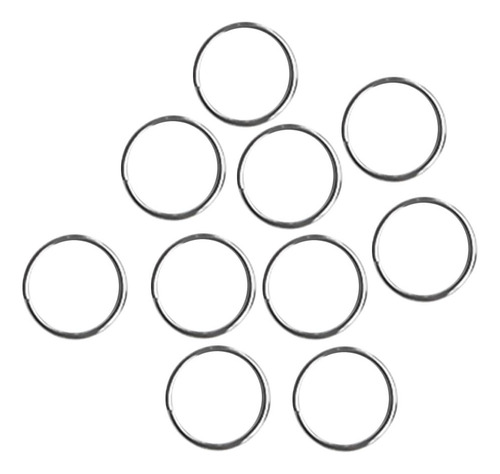 10 Piezas De Material Acero Inoxidable Accesorio De 22mm