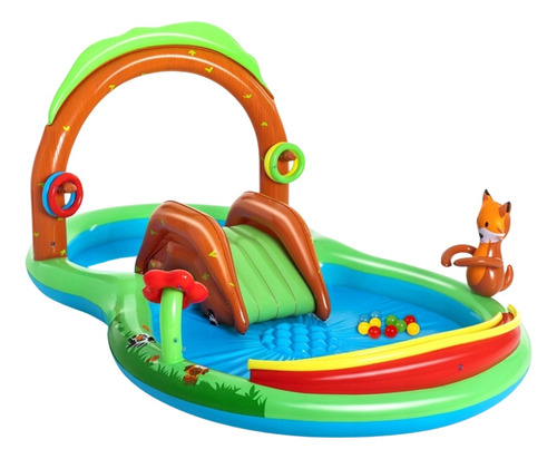 Piscina Inflable Infantil Con Puente Bestway 