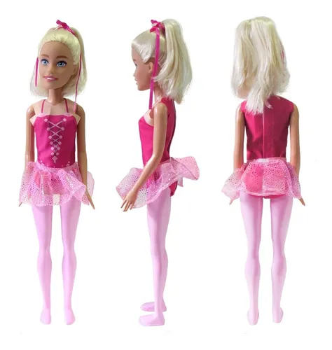 Barbie Profissões Boneca Grande Bailarina 70cm Articulada