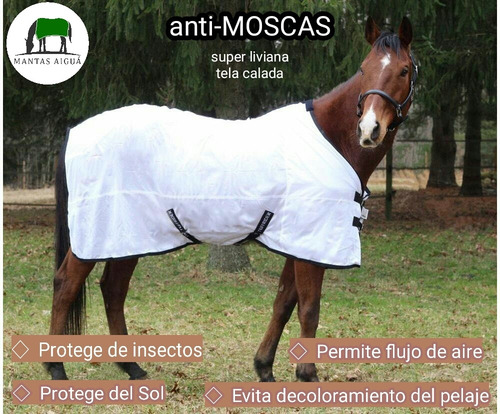 Imagen 7 de 10 de Manta Capa Verano Anti Moscas Caballos ($3600 Vta. Directa)