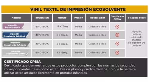 Vinil textil de impresión Colortex® Diamond dust.