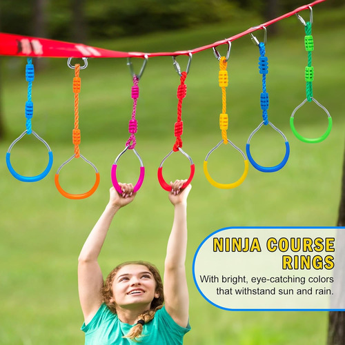 Accesorios Ninja Anillos, Barras, Ruedas Para Entrenamiento
