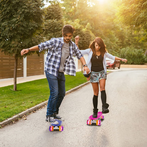 Imagen 7 de 7 de Skate Penny Niños Jóvenes Adultos Full Led