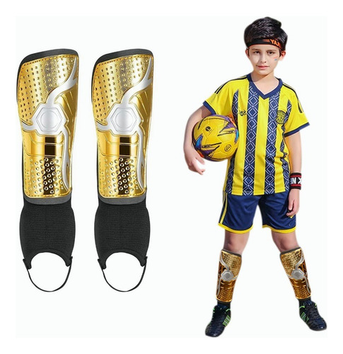 1parespinilleras De Fútbol Juvenil Con Protección De Tobillo