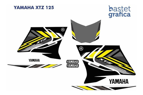 Sticker Tyamaha Xtz 125 Calcomanias