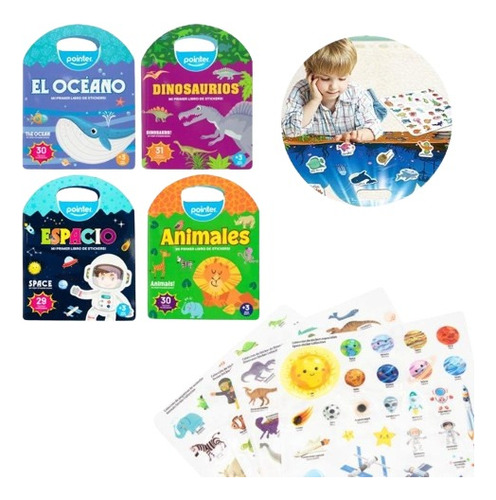 Mi Primer Libro De Stickers Reutilizables Actividades Niños