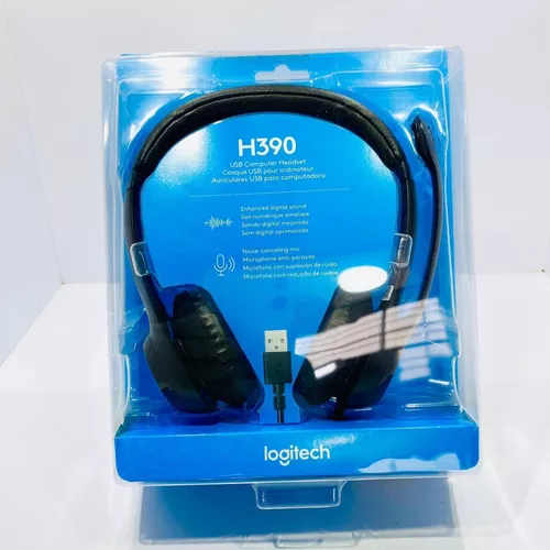 Audifono Logitech H390 Call Center USB - Negro LOGITECH