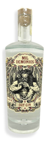 Gin London Dry Mil Demonios Original 750ml Argentina