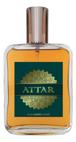 Perfume Attar 100ml Masculino- Árabe Oriental Amadeirado Luxo