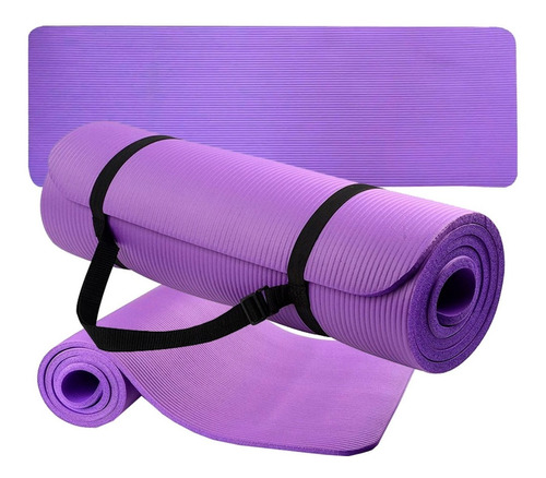 Yoga Mat Colchoneta + Cinta Transporte 183x60x10mm + Colores