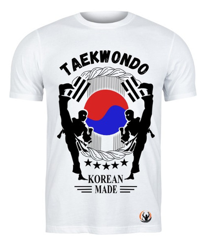 Camiseta Luchador De Taekwondo Blanco Pro