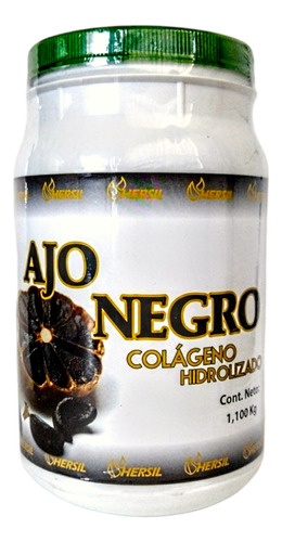 Polvo Para Preparar Bebida De Colágeno Con Ajo Negro 1.1 Kg