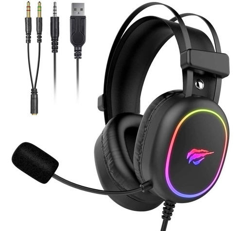 Imagen 5 de 8 de Auriculares Havit 3.5mm Gaming Headphone H2016d