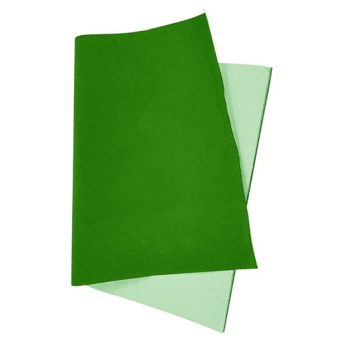 5 X Papel Camurca Verde Claro 40x60