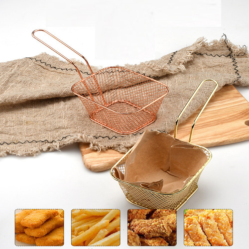 Cesta Para Servir Papas Fritas, Ración De 10 Piezas