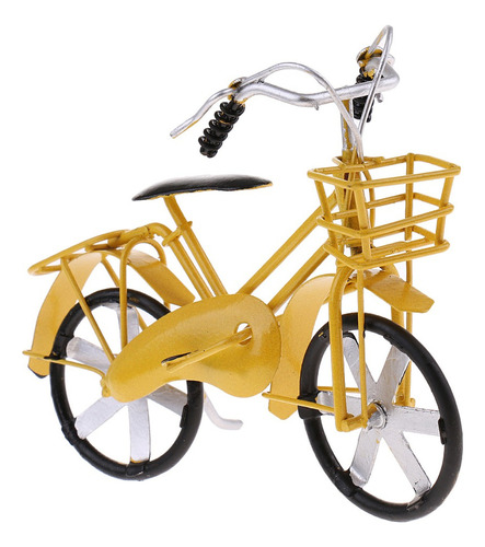 Modelo De La Bici Del Estaño Del Vintage Amarillo