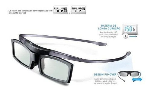 Kit 2 Óculos 3d Ssg-5100gb Ativo Para Tv Samsung - Original!