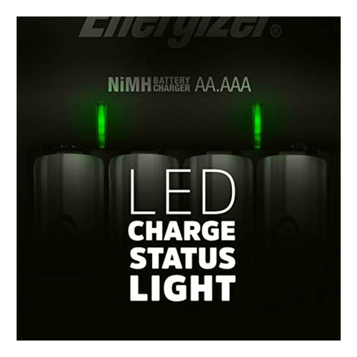 Energizer Recharge Basic Charger With 2 Aa Nimh Rechargeable