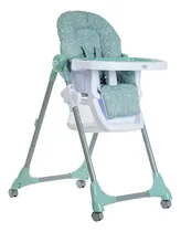 Comprar Silla De Comer Plegable Bebé Alturas Posiciones Kiddy Snack Color Verde