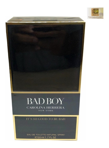 Perfume Ch Bad Boy Edt 50ml - Selo Adipec 
